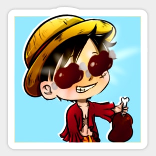 one piece - monkey d luffy Sticker